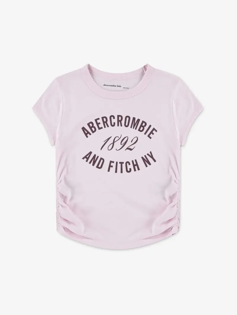 1892 RUCHED TEE - cradle pink