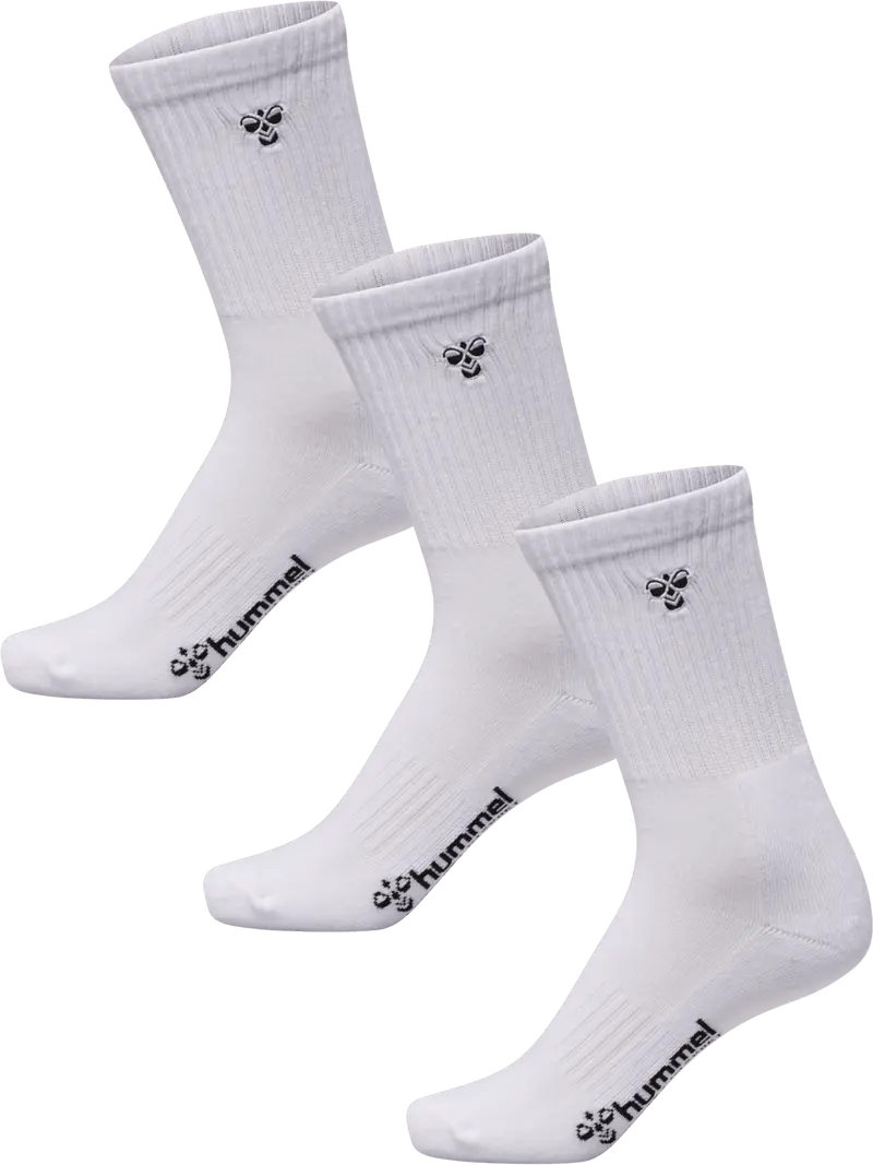 3 PACK SOKKER BEE - White