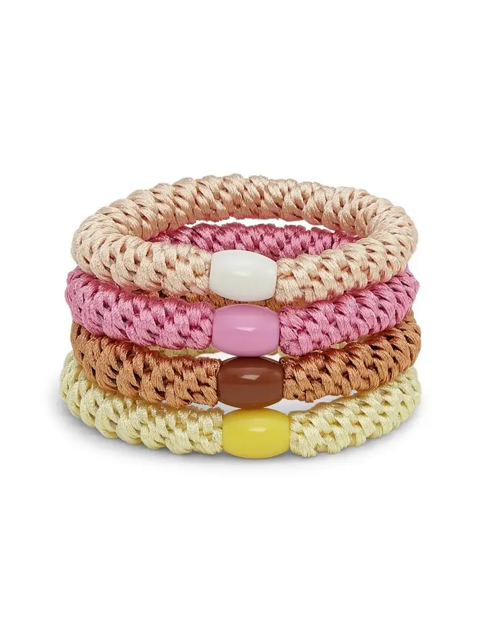 4 pack basic essentials hårstrikk - sweetness