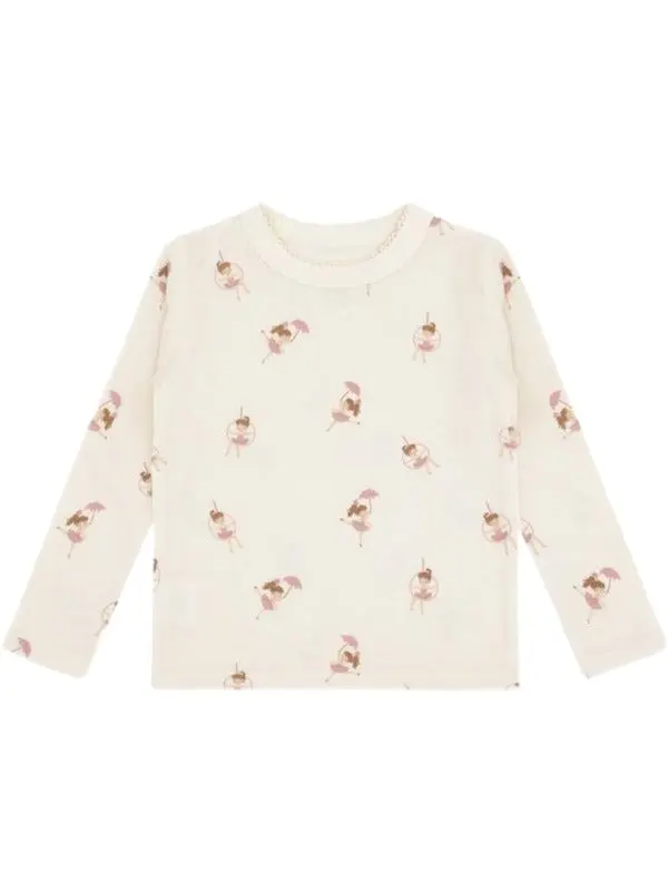 ABBA LINE DANCER TOPP - OFF WHITE
