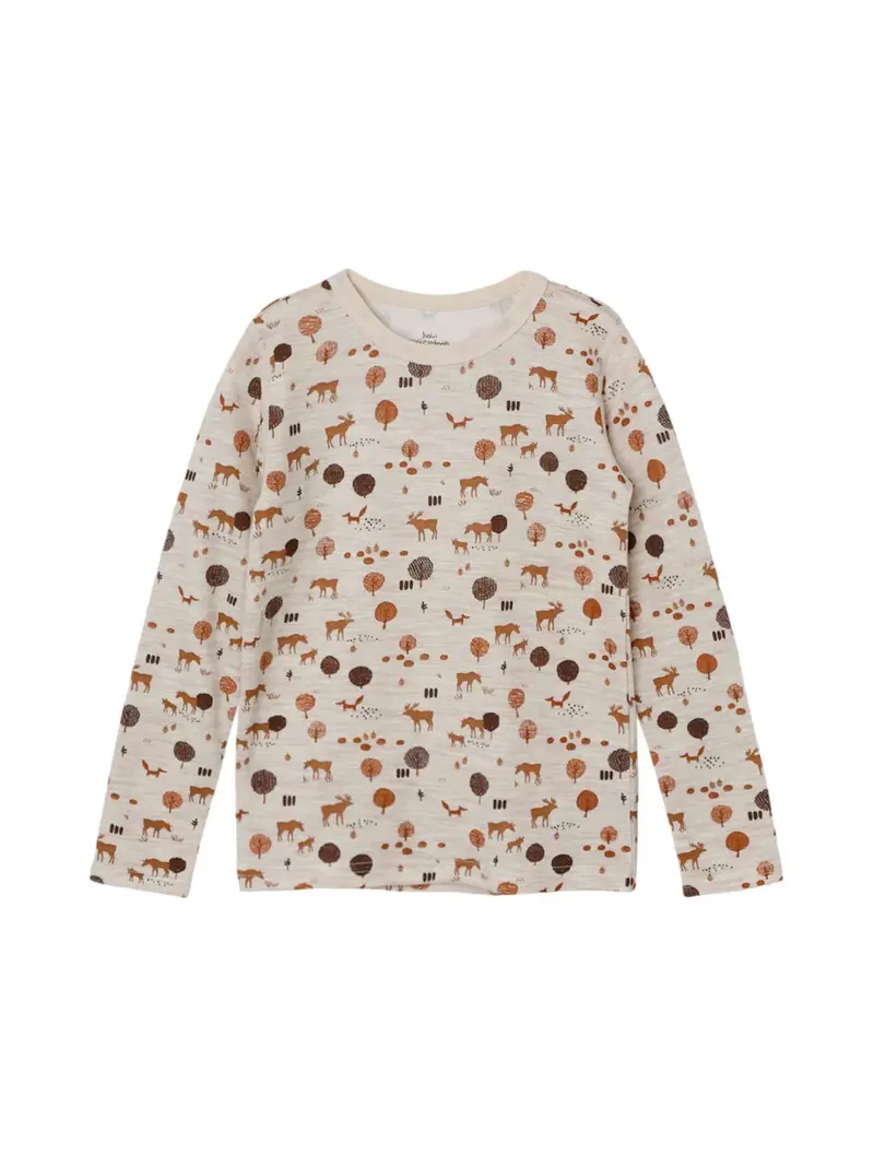 ABBA TRØYE ULL / BAMBUS - BEIGE / WHEAT