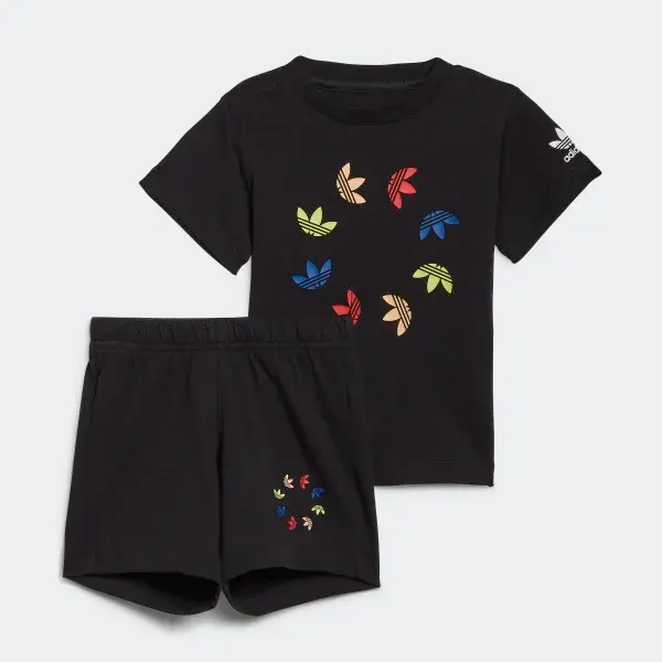 Adidas short/tee sett - svart