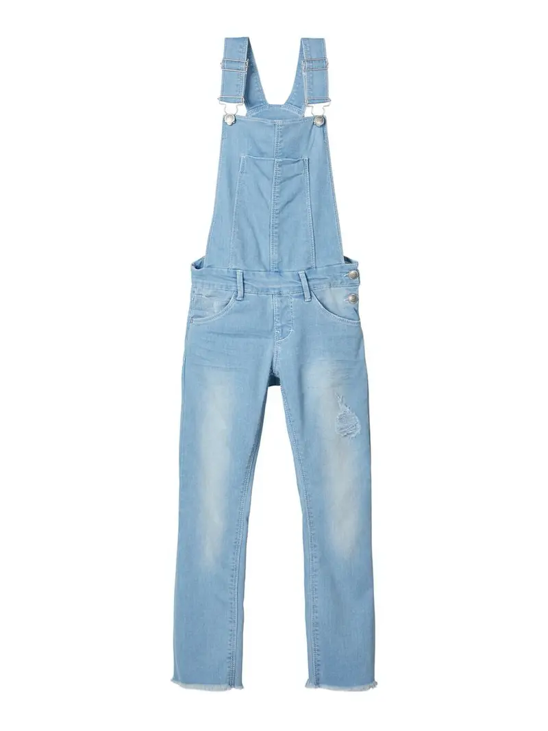 Ankellengde Denim Jumpsuit