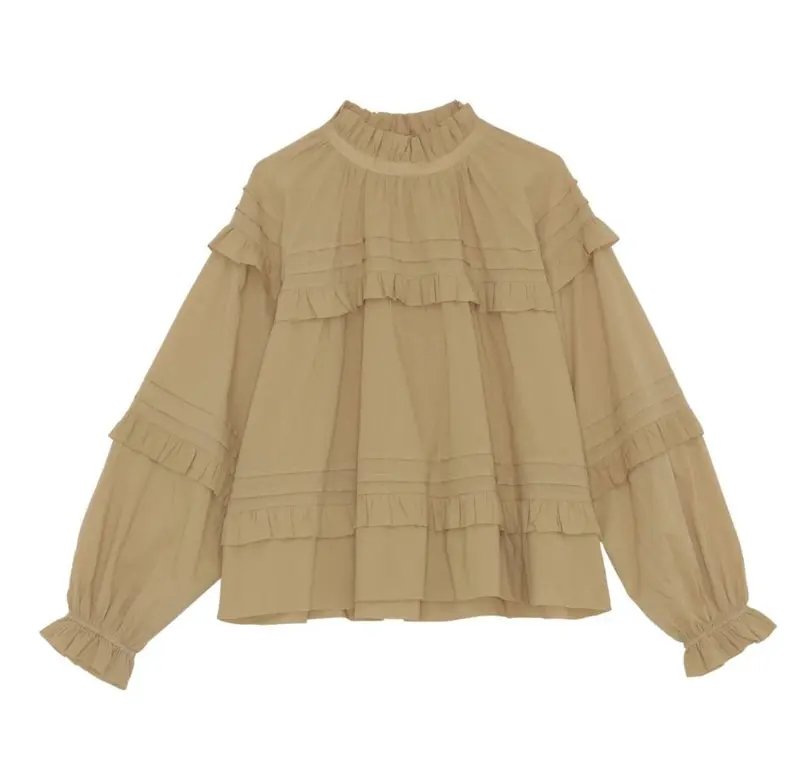 Aster Blouse | Dark Beige