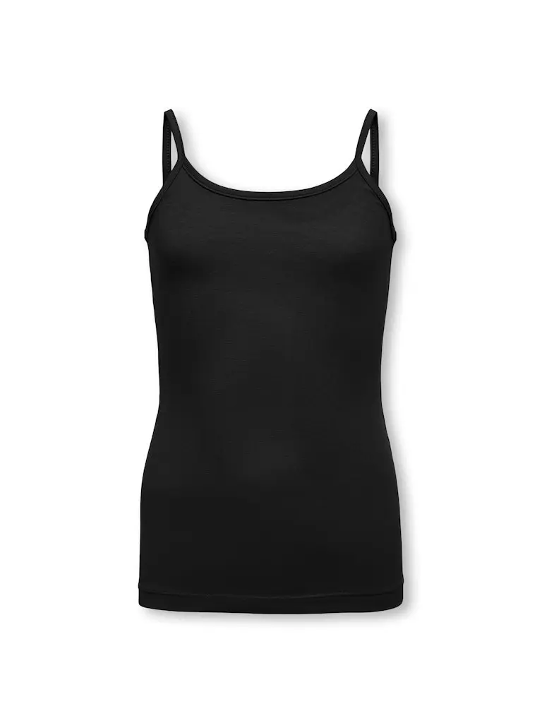 AVA STRAP TOP - Black