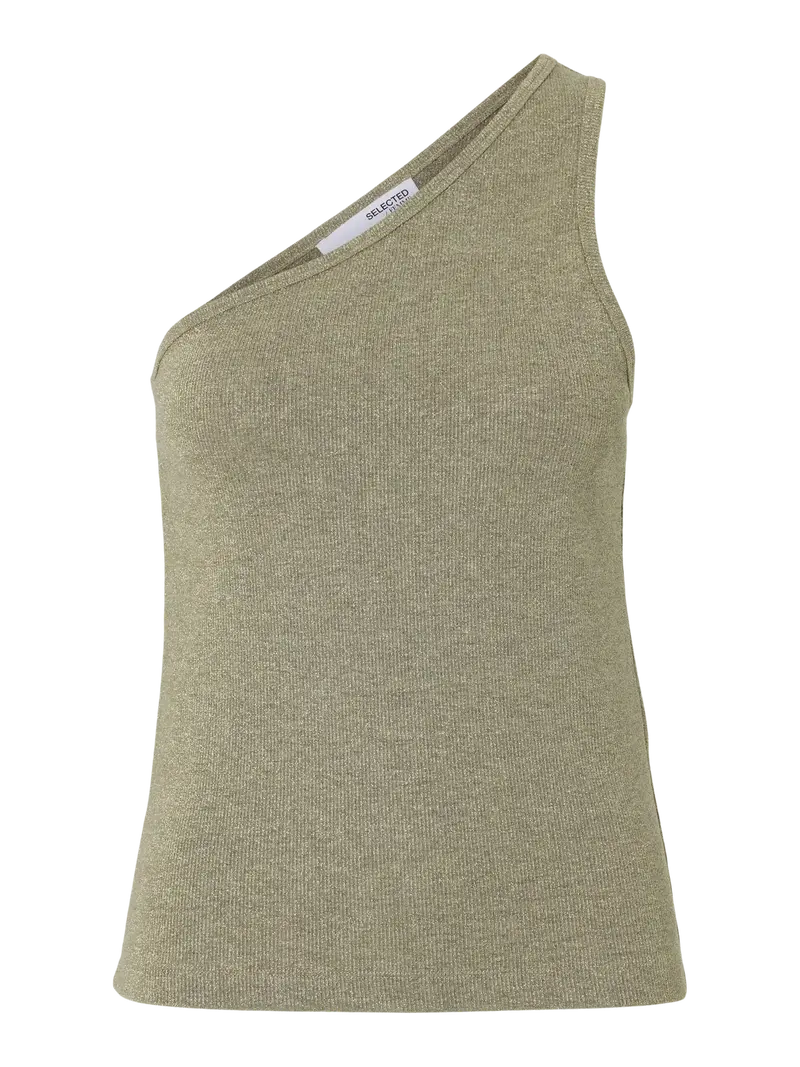 Aya glitter topp - oatmeal