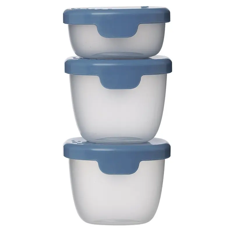 b.box Snack Tubs 3pk - Blå