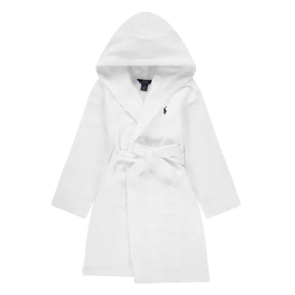 Badekåpe Liten Logo White