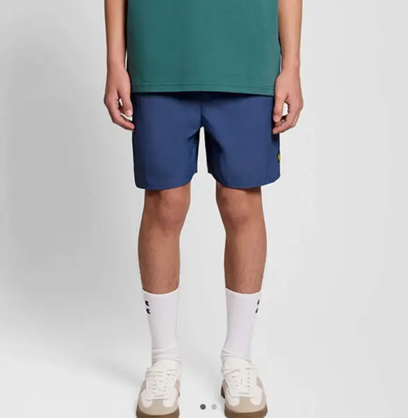 Badeshorts Plain Dark Cornflower