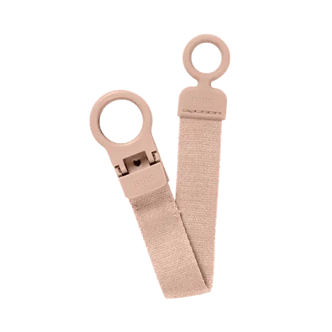 BIBS Pacifier Clip Loop Dus Rosa