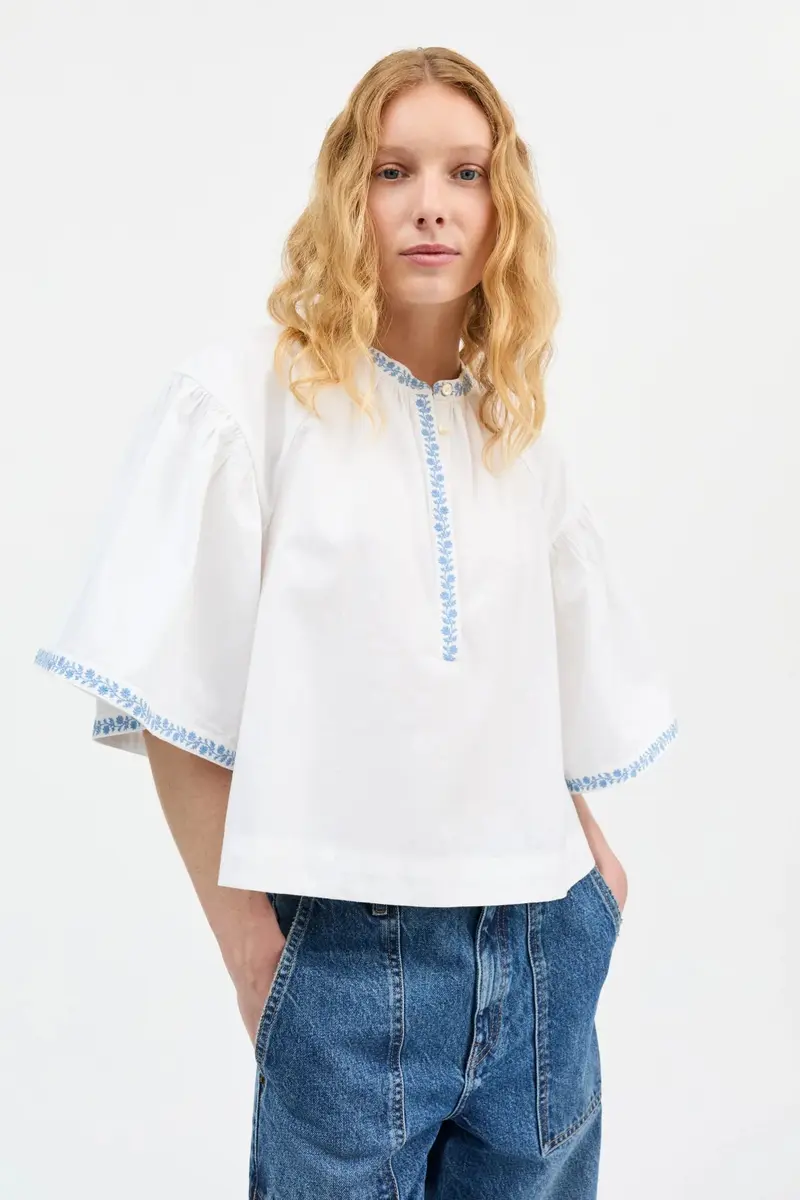 Bonne Blouse | Optic White