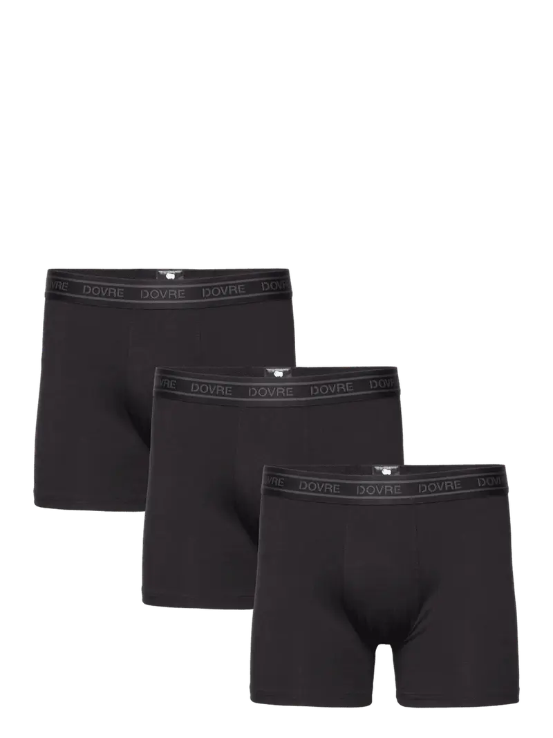 Boxer bambus 3 pakk - sort