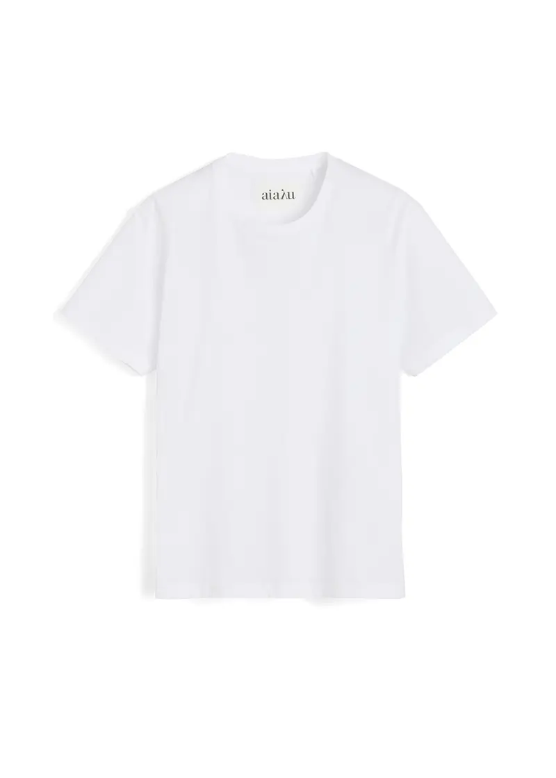 Classic Circular Tee | White
