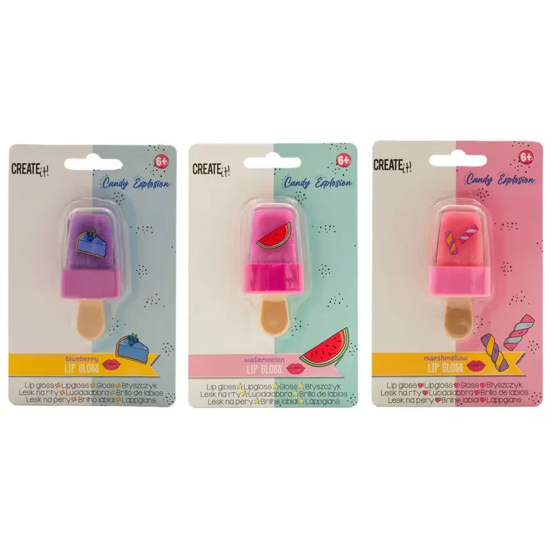 Create It! Lipgloss i iskremform - 3 dufter