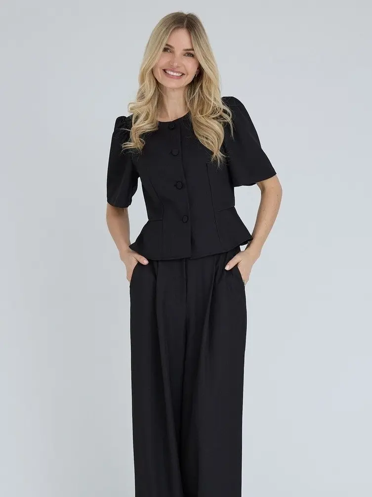 Cute jakke - black