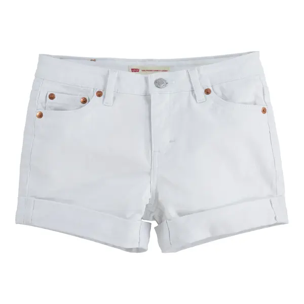 Denim Shorts Hvit