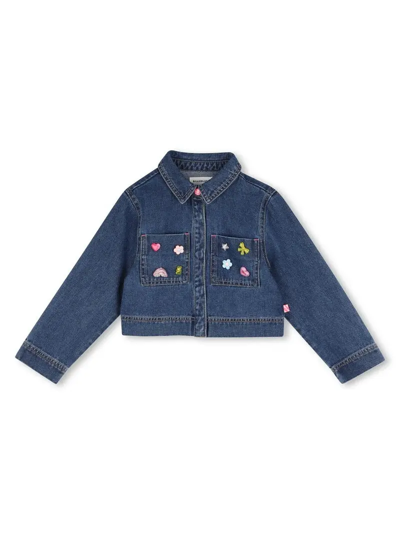 DENIM SKJORTE - STONE