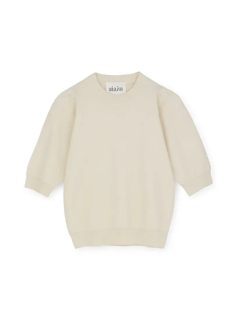 Earl Knit Blouse | Pure Ecru