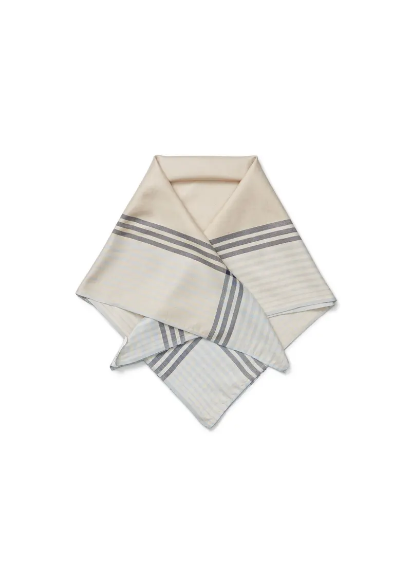 Electra Silk Scarf | Mix Blue