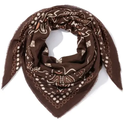 ENDLESS El Paso Scarf Mørk Brun