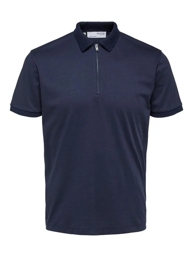 Fave zip polo -  sky captain