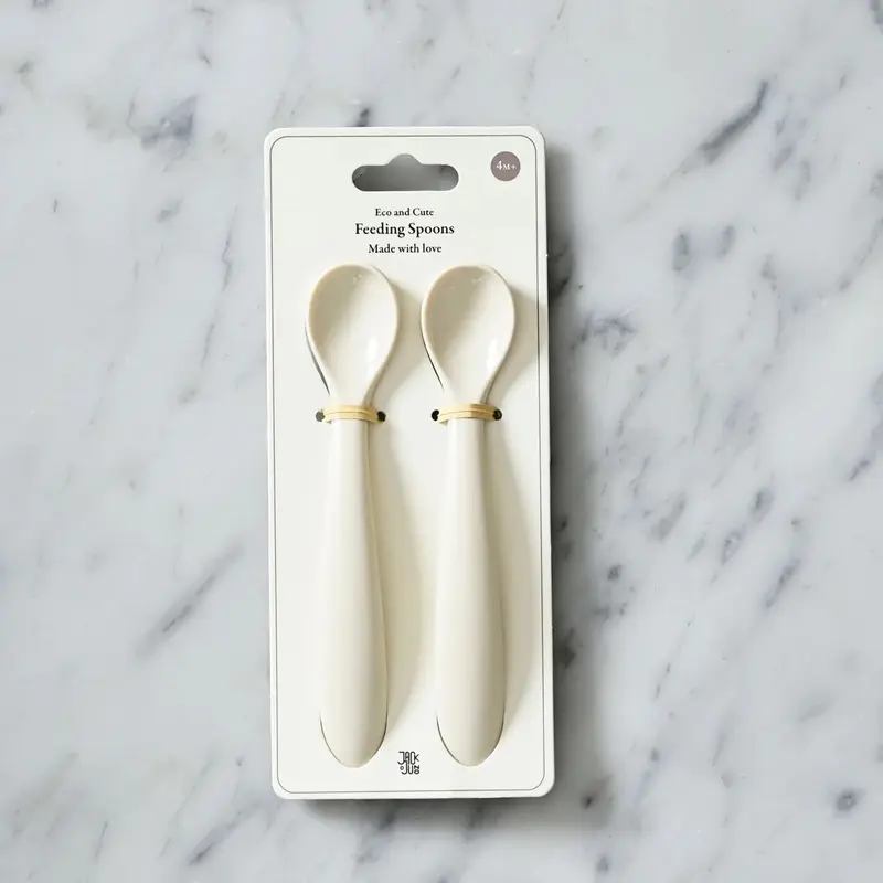 Feeding Spoons 2pk Cream