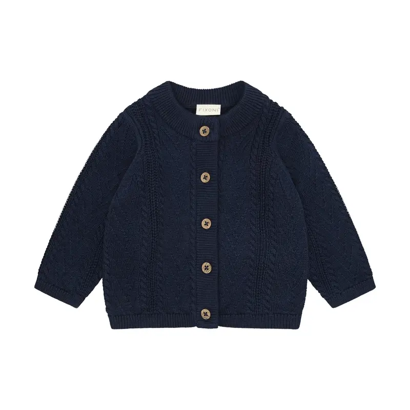 Fixoni - Cardigan Navy Blazer