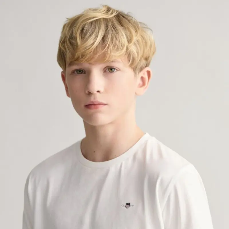 Gant - T-skjorte Jr Shield White