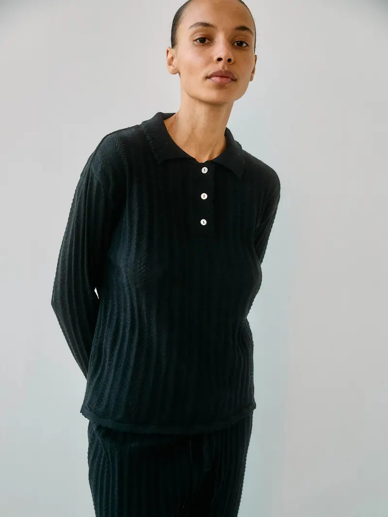 Georg LS Polo | Black