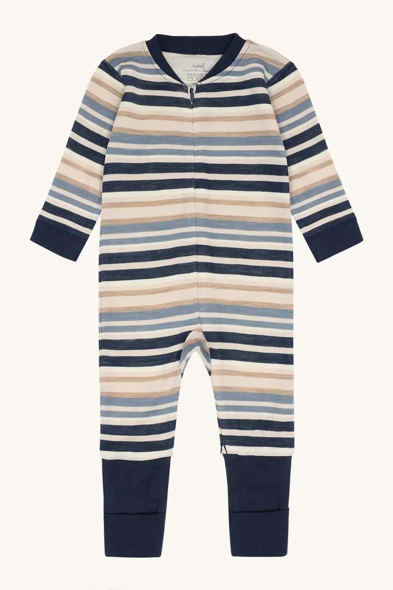 Heldress Manu Zip Striper Ull Blues