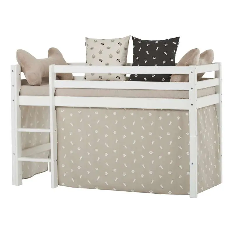 Hoppekids Curtain for Bed - PETS - Multiple Sizes - Silver Cloud