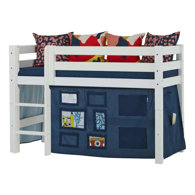 Hoppekids Curtains for Bed - CREATOR - Multiple Sizes - Orion Blue