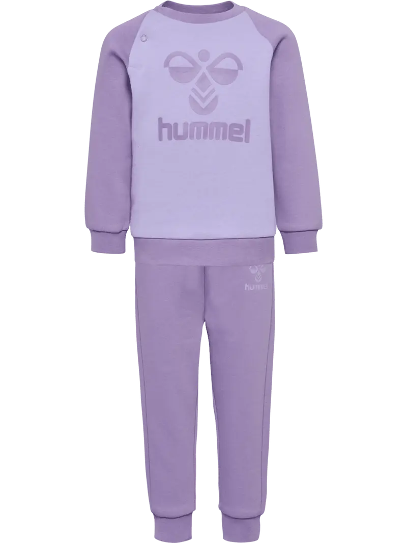 HUMMING CREWSUIT SETT - Chalk Violet