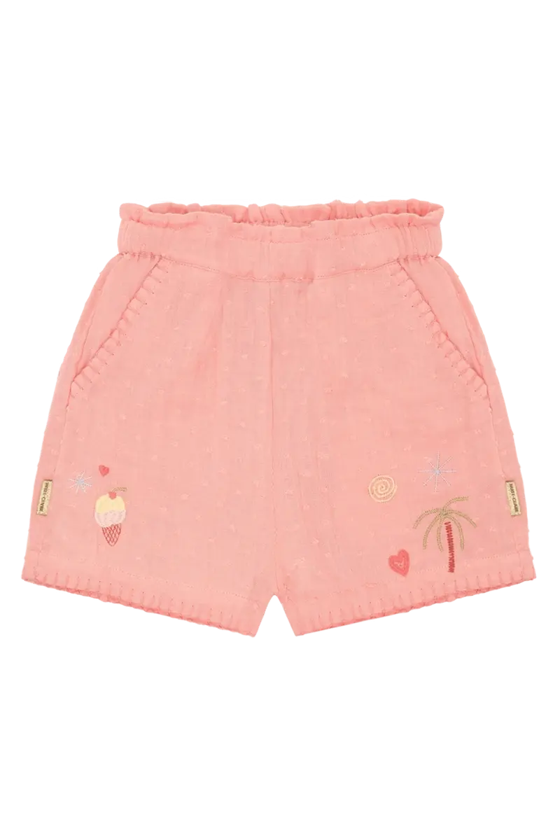 Hust & Claire Helena Dobby Shorts - Shell