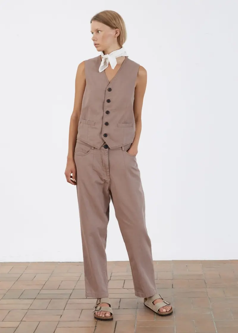 Isabel Pant Twill | Cocoa