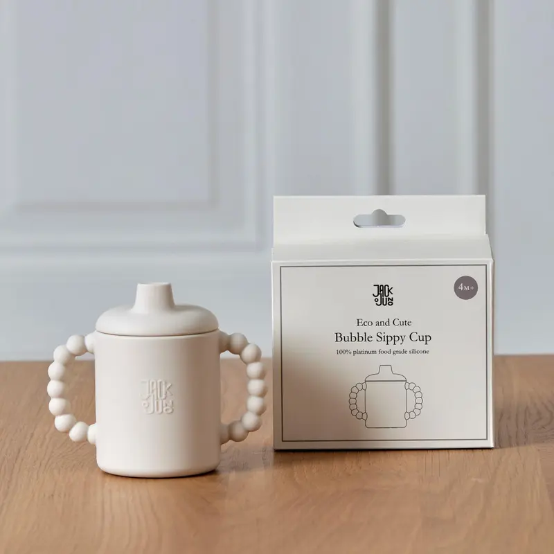 JACK o JUNO Bubble Sippy Cup Krem