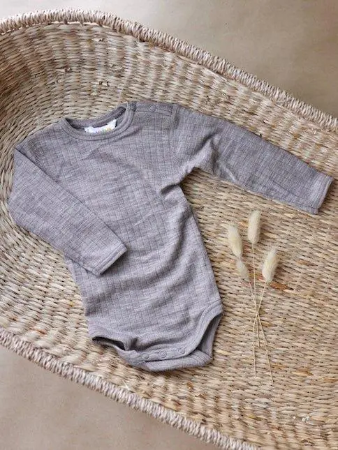 Joha Ull | Body Ribb - Sesame Melange