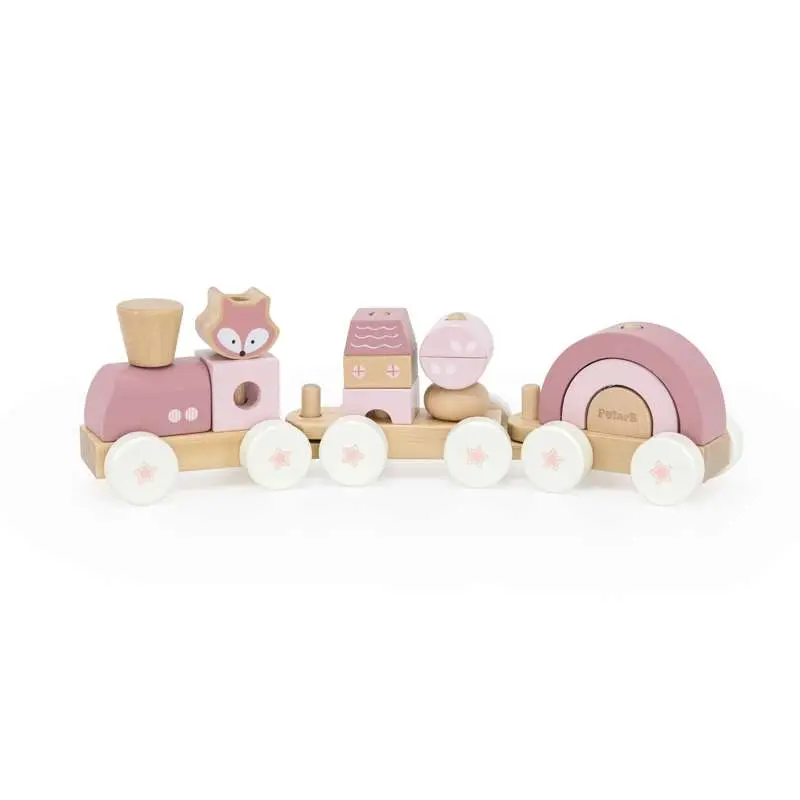 Kid'oh Stacking train - Pink