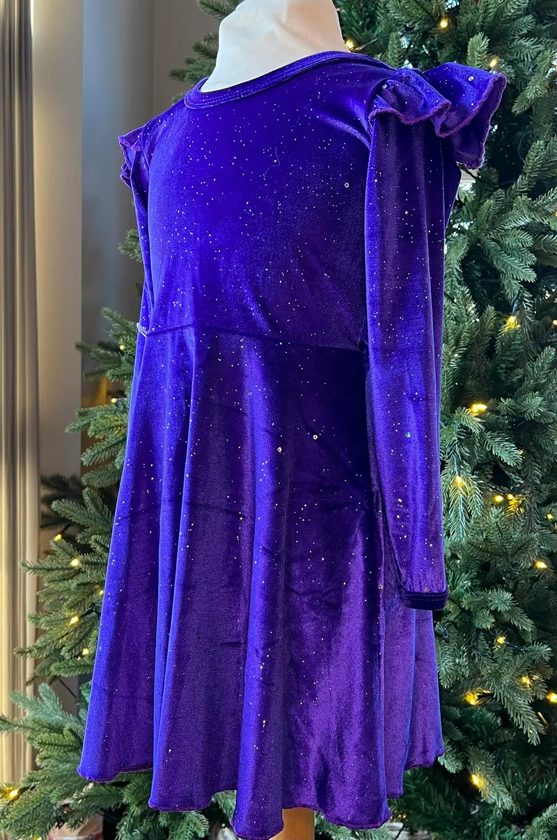Kjole Lilla Glitter