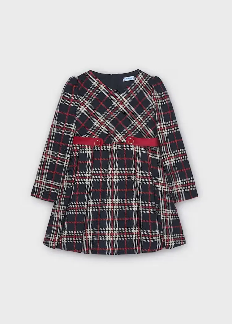 Kjole Plaid Navy