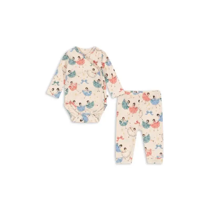 Konges Sløjd Basic Newborn Set - GOTS - Bow Ballerina