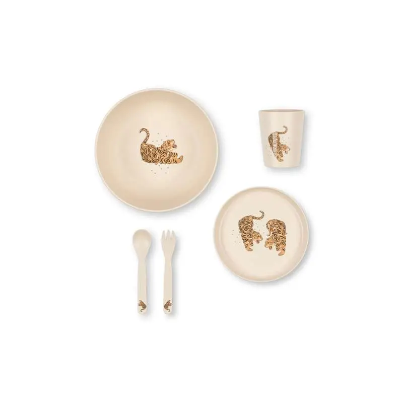 Konges Sløjd Dining Set - Tiger Ruggito