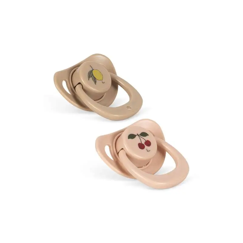 Konges Sløjd Doll Pacifiers - 2-pack - Cherry/Lemon