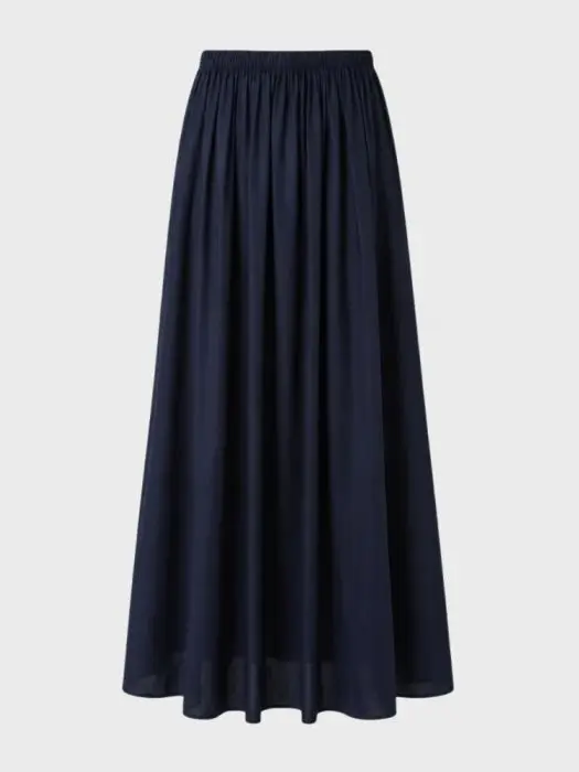 Langt skjørt - navy