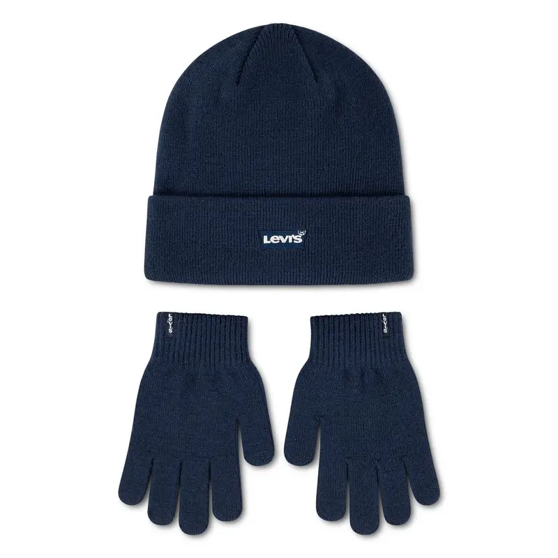 LEVIS 4-14ÅR Beanie Set Blå