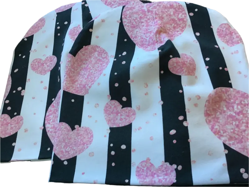 Lue hjerter glitter
