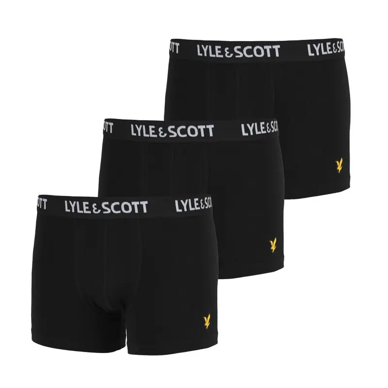 Lyle & Scott - Boxers 3-Pack Black
