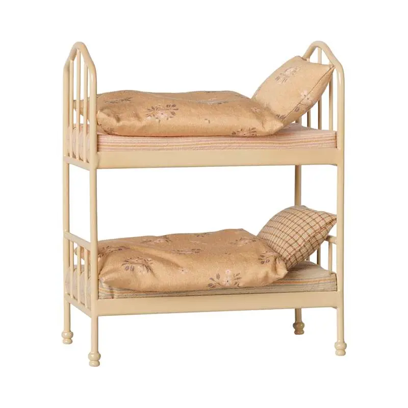 Maileg Bunk bed - Mice - Wheat