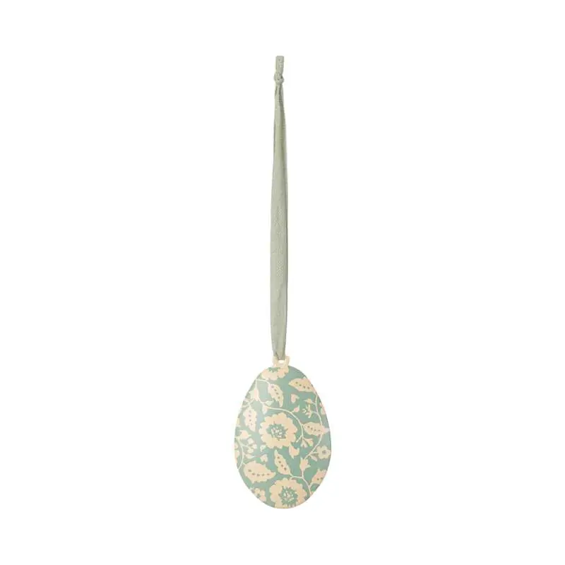 Maileg Easter Egg Ornament - Flowers - Mint