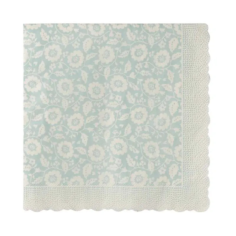 Maileg Napkin - Flowers - Mint